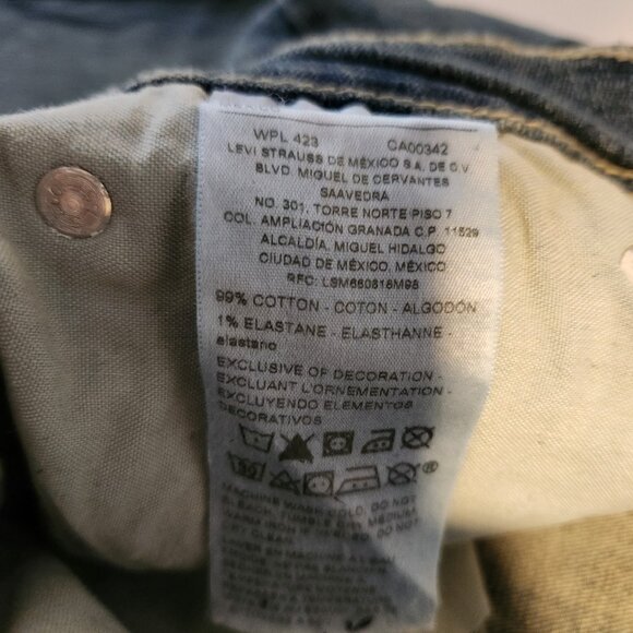 Signature Levi Strauss S61 Relaxed Fit Jeans Stretch Blue Mens 38x32 NEW NWT - Picture 14 of 16